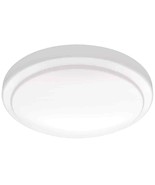 Commercial Electric 12 in. Dimmable LED White Round Flush Mount Ceiling ... - £16.94 GBP