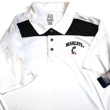 NCAA Cincinnati Bearcats Pro Edge Short Sleeve Polo Shirt Mens Size XL White - £14.90 GBP