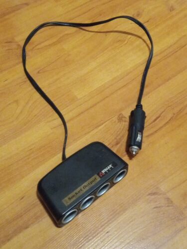 4-Way 12V DC Plug Cigarette Lighter Socket Extender Vehicle Auto Car Tru... - $9.47