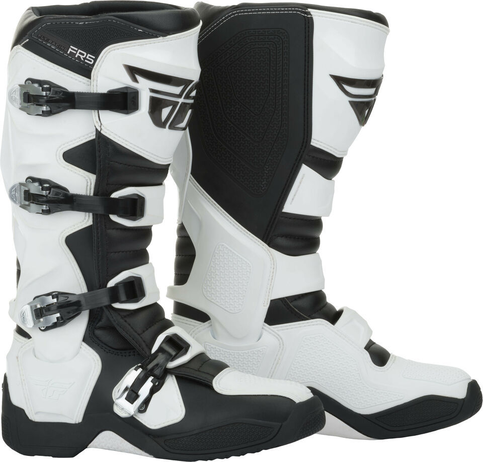 Fly Racing Mens MX Offroad ATV FR5 Boots White 10 - $249.95