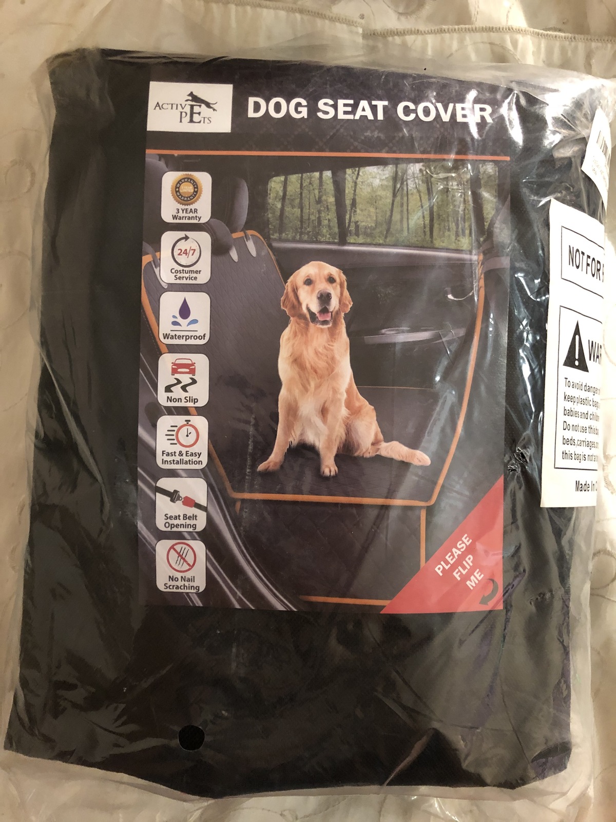 Active Pets Dog Back Seat Cover XL SUV & Trucks Black - $39.95
