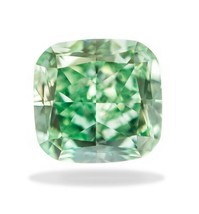 0.35ct Green Diamond - Natural Loose Fancy Green Colored Diamond GIA VS1 Cushion - £9,461.95 GBP