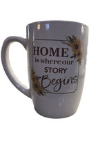 Coffee Tea Mug “Home Is Where Your Story Begins”￼- For Work Cup Gift-NEW - £15.69 GBP