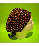 Men/Women Surgical Scrub Cap Halloween/Candy Corn, Touch of Glitter 100%... - $27.73 CAD