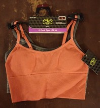 Girls 2 Pack Athletic Works  Sports Bras Size S - $18.63