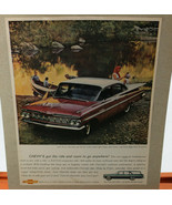 1959 Chevy Bel Air Ad- 8.5 by 11 inches - £18.59 GBP