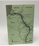 Ein Reise On The Rhine &amp; It&#39;s Schönheit Gepunktet Broschüre Karte Basel - £24.77 GBP
