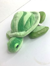 Douglas Cuddle Toy 8.5 in L Sparkle Green Turtle Plush Stuffed Animal Toy - £6.97 GBP