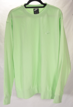 Nike Sportswear Club Fleece Crew LS Top 2XL Lime - $39.60