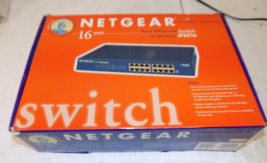 NETGEARJFS516 ProSafe 16-Port 10/100 Mbps Fast Ethernet Switch Open Box - £62.80 GBP