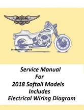 2018 Harley Davidson Softail Models Service Manual &amp; Electrical Diagnostic - £18.73 GBP