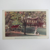 Postcard Spiceland Sanitarium Indiana Antique 1910s RARE - £7.98 GBP