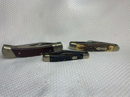 Vtg Shrade Uncle Henry LB5, 272 &amp; 897UH Folding Pocket Knife Lot Of 3 - £48.21 GBP