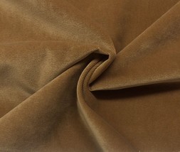 Ballard Designs Queens Velvet Saddle Brown Furniture Fabric By The Yard 54&quot;W - £18.37 GBP