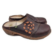 El Naturalista Womens 10.5 - 11 M EUR 41 Brown Mules Leather Comfort Clo... - £37.07 GBP