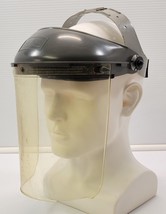 I) Fibre-Metal Ratchet Headgear Gray Face Shield Mask - £9.28 GBP
