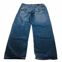 Vintage Y2K Culture Denim Blue Jeans Size Actual Measured W35 x L29 Pockets - £33.57 GBP