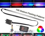 Wireless Remote 7-Color Rgb 48Led Light Night Rider Strip Scanner Flash ... - $38.94