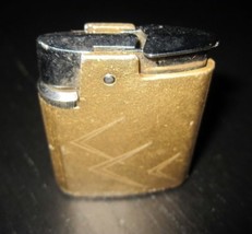 Vintage RONSON VARAFLAME Standard Art Deco Gold Tone Gas BUTANE Lighter  - £10.40 GBP