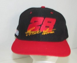 Nascar Racing Hat cap #28 Ernie Irvan Nutmeg snapback black red USED - £7.93 GBP