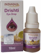 Patanjali Drishti Eye Drops Cataract Glaucoma Eye Drop 100% Natural 10ml - £5.57 GBP