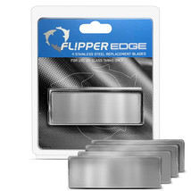 Flipper Edge Standard Stainless Steel Replacement Blades (4 Pack) - £17.98 GBP