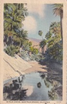 Palm Springs California Palm Canyon 1944 Postcard D47 - £2.39 GBP