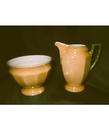 Vintage P.A.L.T Czecho-slovakia Creamer and Open Sugar Lusterware