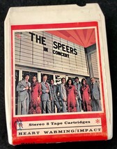 Vintage The Speers In Concert 8 Track Tape - £4.16 GBP