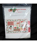 Columbia Minerva Needlepoint Christmas Kit Placemat and Napkin Ring Xmas... - $16.65