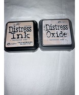 Tim Holtz NIP Tattered Rose Distress Ink &amp; Distress Oxide Ink Set 3x3 2 Pcs - €12,95 EUR