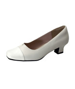  PEERAGE Leela Women&#39;s Wide Width Low Heel Leather Pump Shoes  - $89.95
