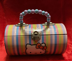 A Very Cute Sanrio 2007 Hello Kitty Tin Box Company Tin Box - £9.61 GBP