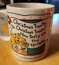 Shoebox Greetings Coffee Mug Hallmark Christmas Treats White Made In Tha... - $8.81