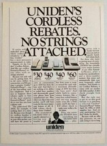 1984 Print Ad Uniden Extend-A-Phone Cordless Telephones 4 Models - £9.50 GBP