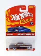 Hot Wheels 1962 Chevy Bubble Top Classics Series 2 2/30 Brown Die-Cast Car 2006 - £8.87 GBP