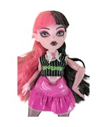 Monster High Draculaura Doll Los Angeles Shirt Pink Web Skirt Stocking Mesh - $49.50