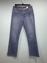 Vintage Cruel Girl Jeans Size 3 Long Blue Mid Rise Western Dark Wash But... - £11.88 GBP