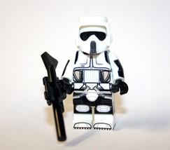 Minifigure Biker Scout Deluxe Printing Star Wars Rotj Toys Gift - $9.84 CAD