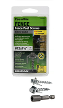 Hillman 9976303 Fas-N-Tite Exterior-Coated Fence Post Screws (#12x1-1/2&quot;... - £21.94 GBP