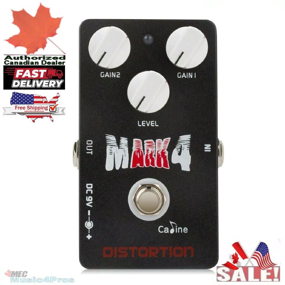 Caline CP-16 Mark 4 Distortion Mesa Boogie Tones Guitar Effect Pedal NEW... - $28.87