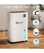 Wellsle 34 Pint Dehumidifier, Smart Quiet, Drain Hose, 3 Modes, 2000 Sq ... - $4,195.98 MXN