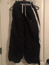  Nike Boys Athletic Windbreaker Track Pants Size M 10-12  Drawstring - £35.72 GBP