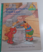 What&#39;s In Oscar&#39;s Trash Can Children&#39;s Book- Sesame Street Good Night Stories  - £7.93 GBP