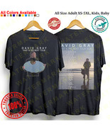 DAVID GRAY PAST & PRESENT WORLD TOUR 2025 T-shirt All Size Adult S-5XL Kids - $23.00 - $28.00