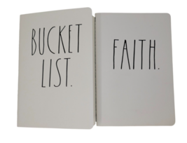 Rae Dunn Composition Notebook Lined Journals ~ Bucket List &amp; Faith - $19.59