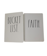 Rae Dunn Composition Notebook Lined Journals ~ Bucket List &amp; Faith - $360.50 MXN