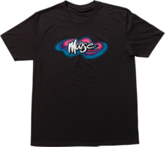 Moose Mens Retro Moose T-Shirt Tee Black Medium - £19.89 GBP