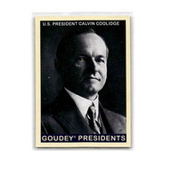 2008 Upper Deck Goudey #241 Calvin Coolidge - £2.06 GBP