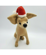 Toy Network Plush Chihuahua in Santa Hat Taco Bell 12&quot; - $303.87 MXN